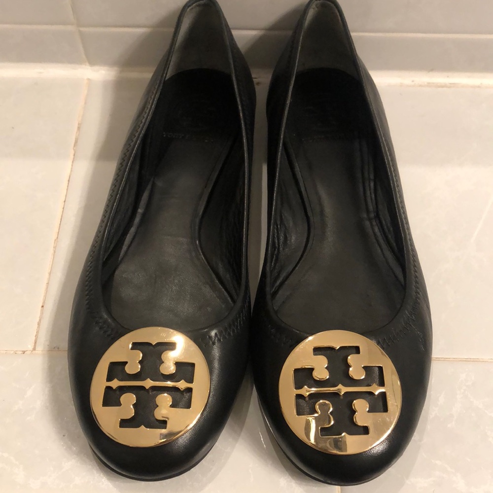Black Tory Burch Flats